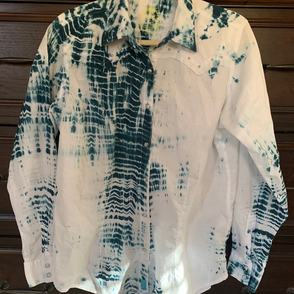 Western rodeo L/S snap up size XL